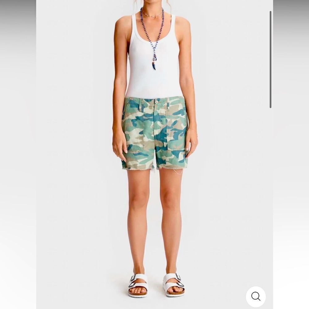 MOTHER The Shaker Chop Camo Shorts
